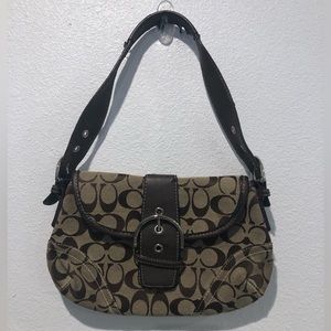 Coach Soho Signature Jaquard Hobo Bag Purse